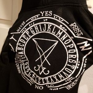 Heartless asymetrical hoodie.  Gently used.